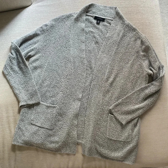 Atmosphere Primark Gray Knit Oversized Long Open Cardigan Size M - Picture 11 of 11
